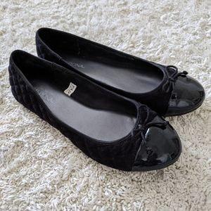 Merona black flats size 7.5